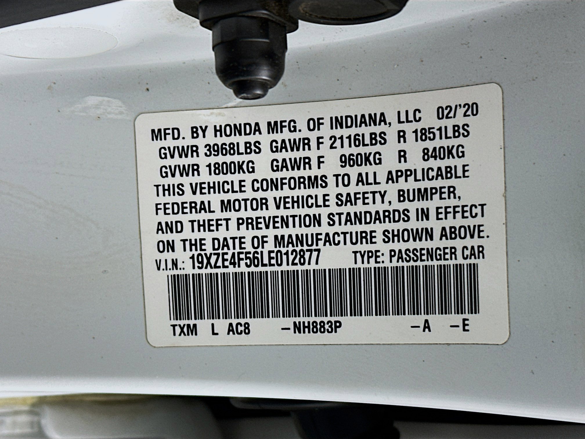 Used 2020 Honda Insight EX image 12