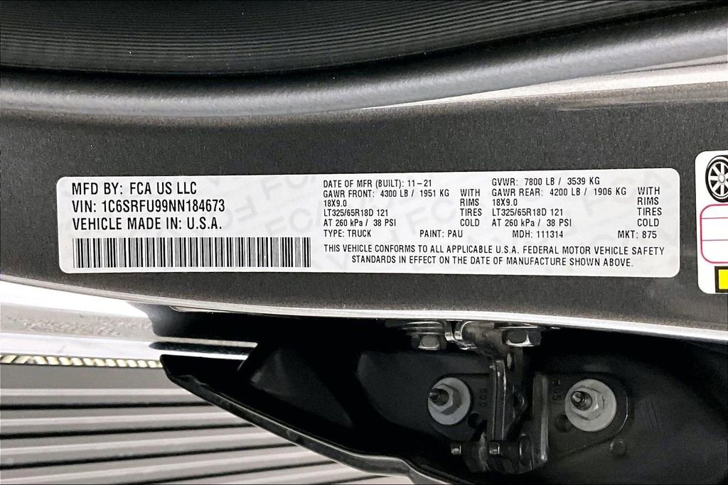 Used 2022 RAM 1500 TRX w/ TRX Level 2 Equipment Group image 32