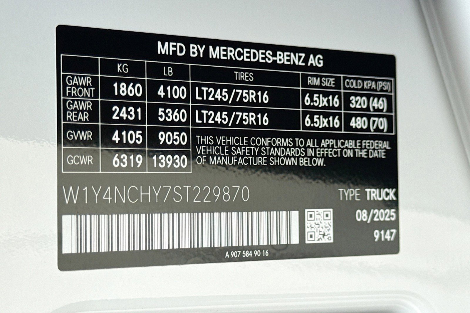 New 2025 Mercedes-Benz Sprinter 2500 image 27