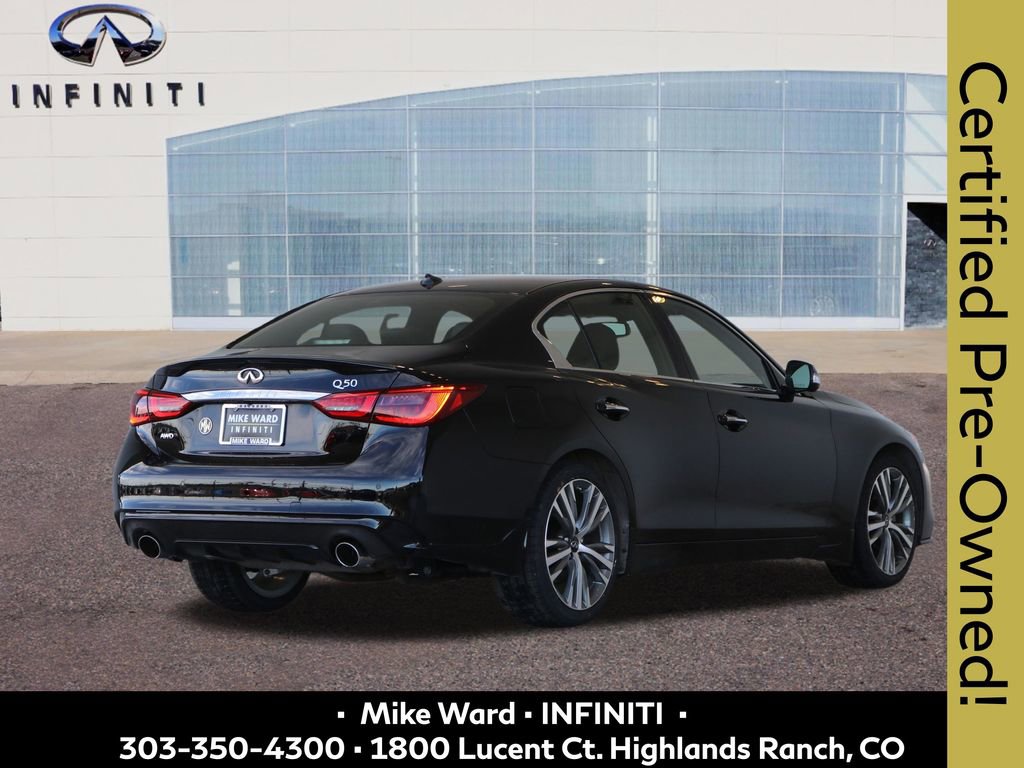 Certified 2021 INFINITI Q50 Sensory w/ Cargo Package image 6