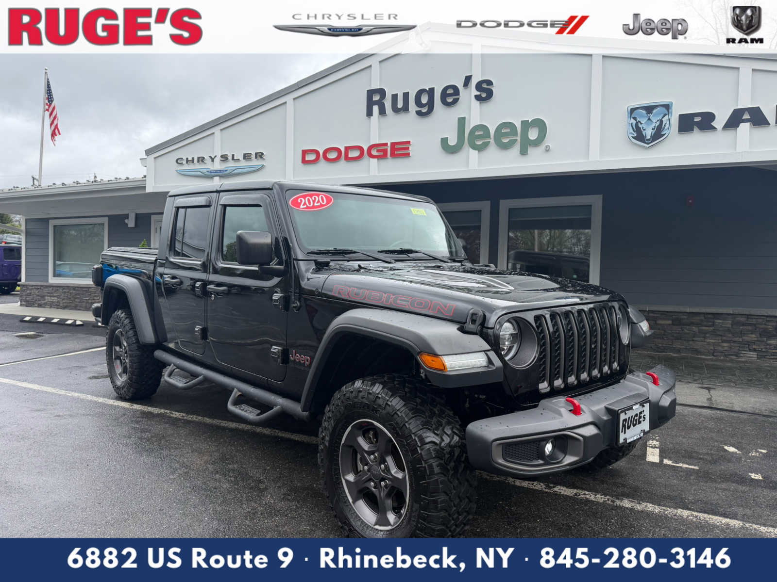 Used 2020 Jeep Gladiator Rubicon w/ LED Lighting Group AWD/4WD image 1