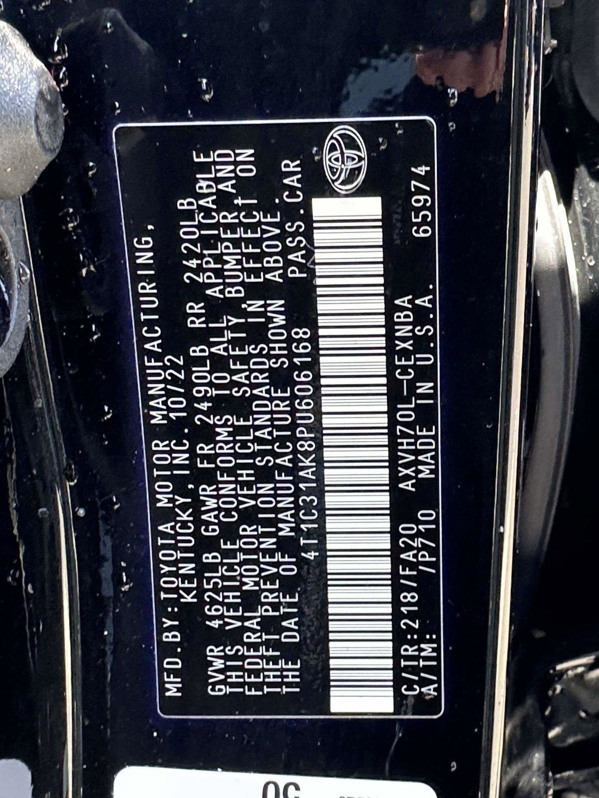 Certified 2023 Toyota Camry LE w/ Cold Weather Package image 34