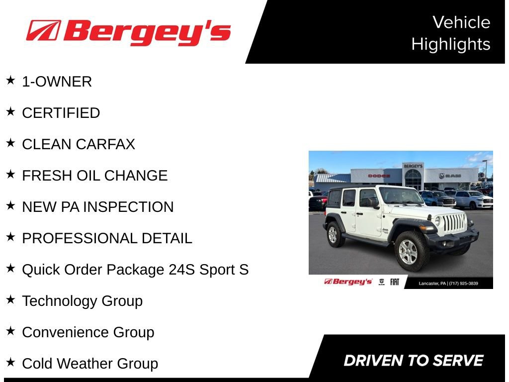 Used 2020 Jeep Wrangler Unlimited Sport S image 8