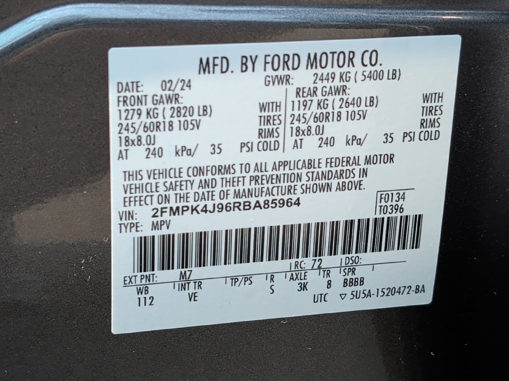 Used 2024 Ford Edge SEL AWD/4WD image 40