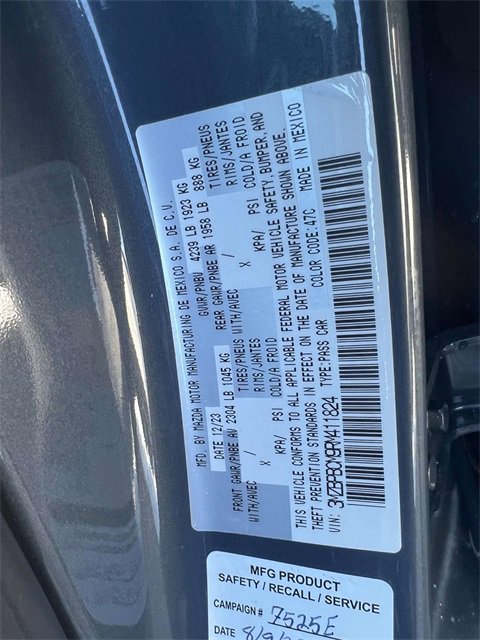 Certified 2024 MAZDA MAZDA3 s image 18