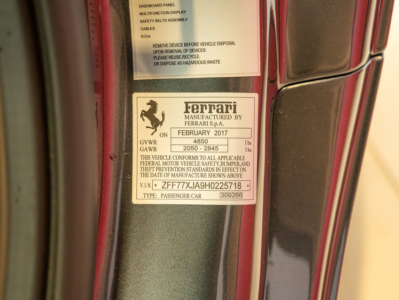 Certified 2017 Ferrari California T RWD image 29