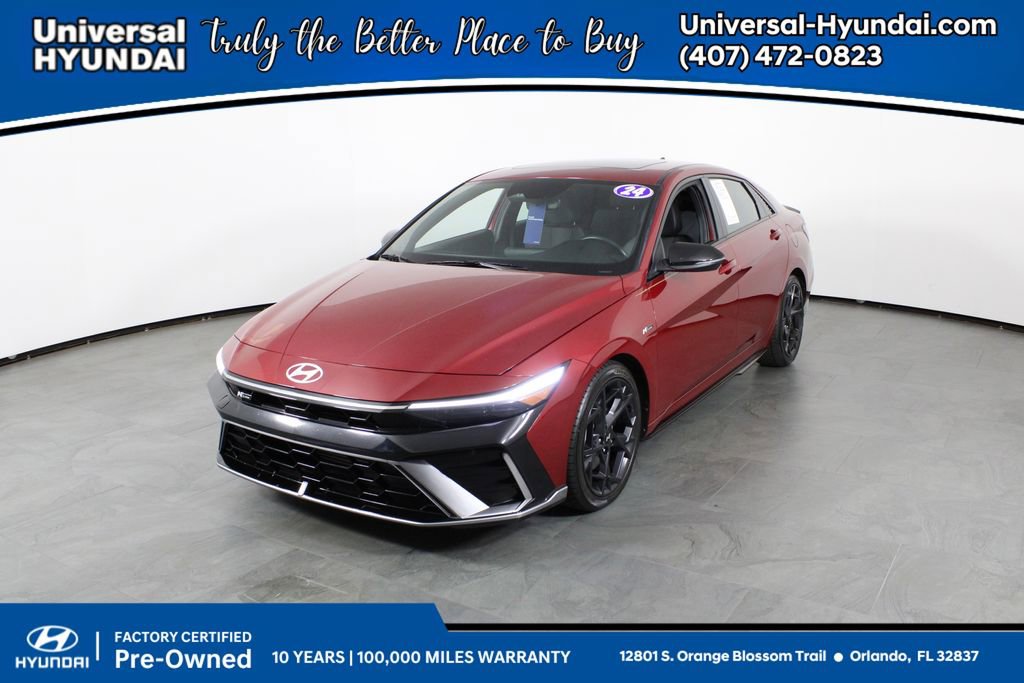 Certified 2024 Hyundai Elantra N Line