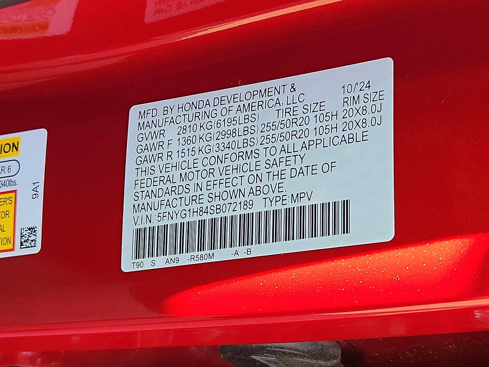 Certified 2025 Honda Pilot Elite image 27