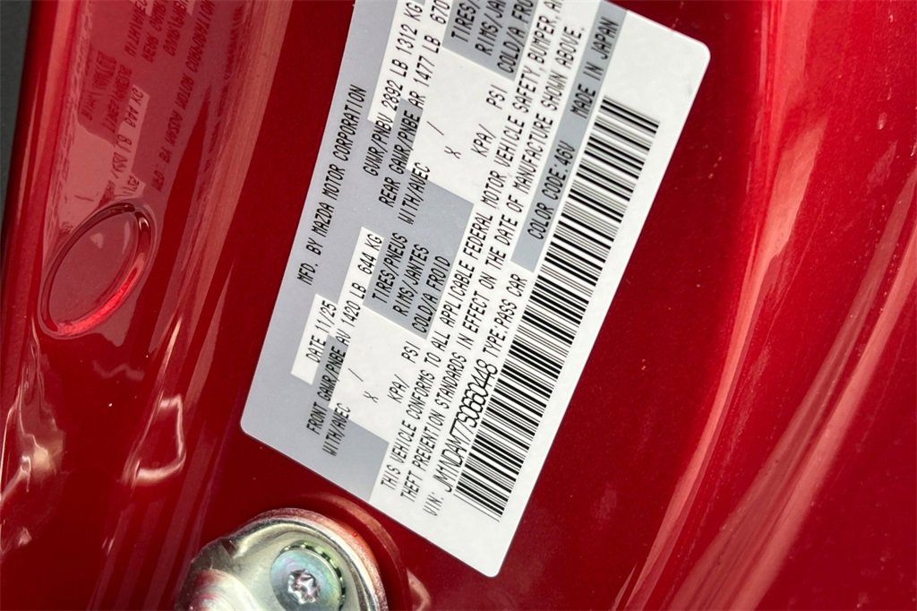 New 2025 MAZDA MX-5 Miata RF Grand Touring w/ Weather Package image 26