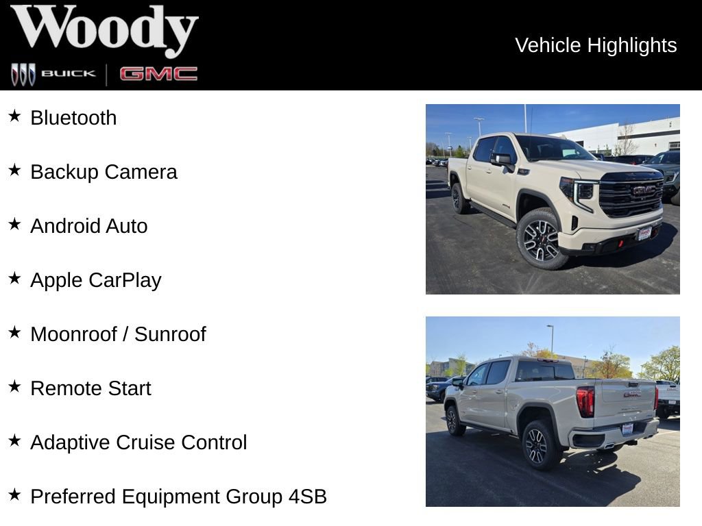 New 2026 GMC Sierra 1500 AT4 w/ AT4 Premium Package AWD/4WD image 3