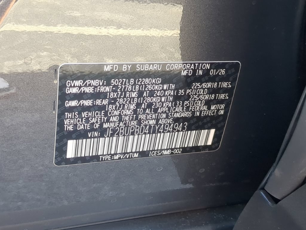 New 2026 Subaru Outback Premium AWD/4WD image 34