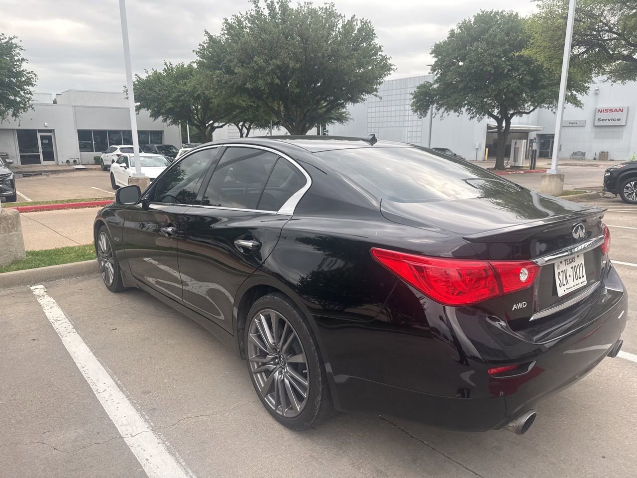 Used 2016 INFINITI Q50 Red Sport 400 image 4