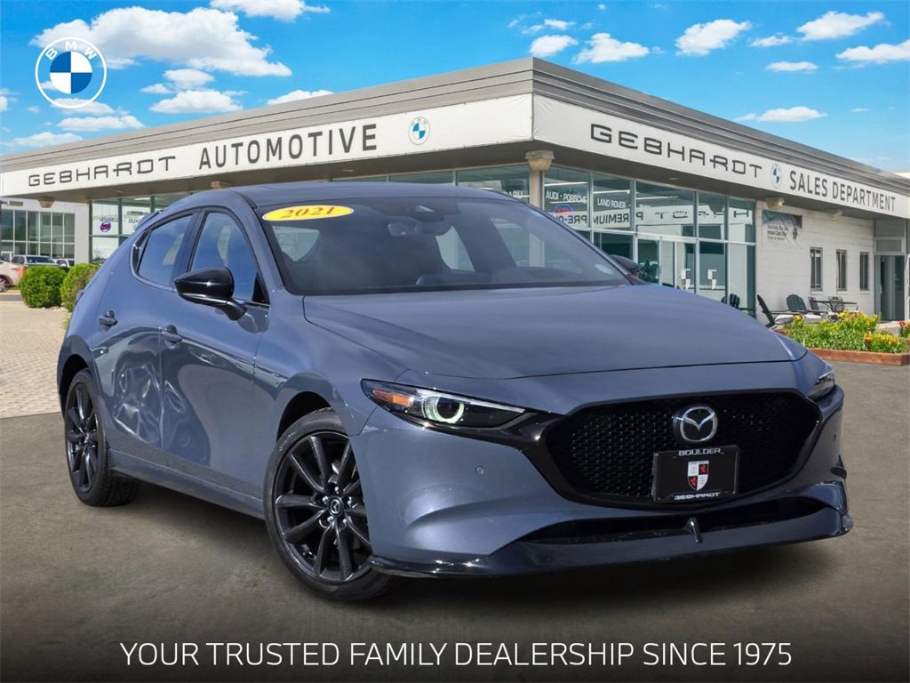 Used 2021 MAZDA MAZDA3 Hatchback w/Premium Plus Pkg image 1