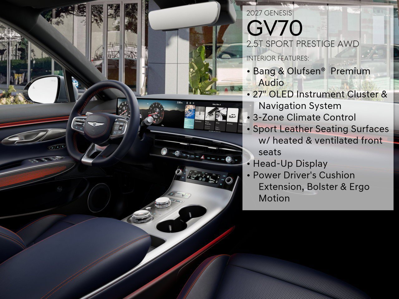 New 2027 Genesis GV70 2.5T Sport Prestige AWD/4WD image 21