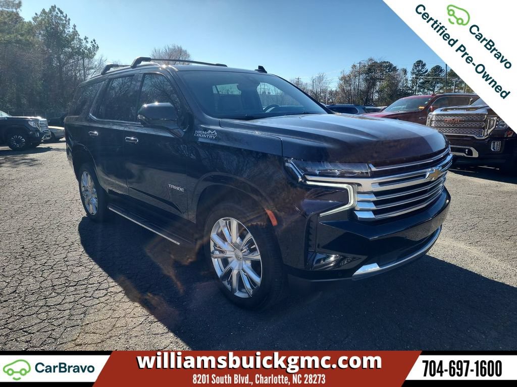 Certified 2022 Chevrolet Tahoe High Country w/ Max Trailering Package AWD/4WD image 2