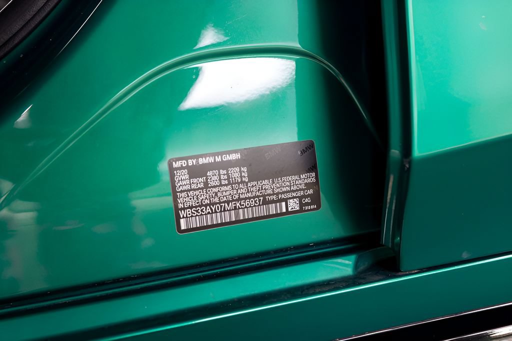Used 2021 BMW M3 Competition RWD image 80