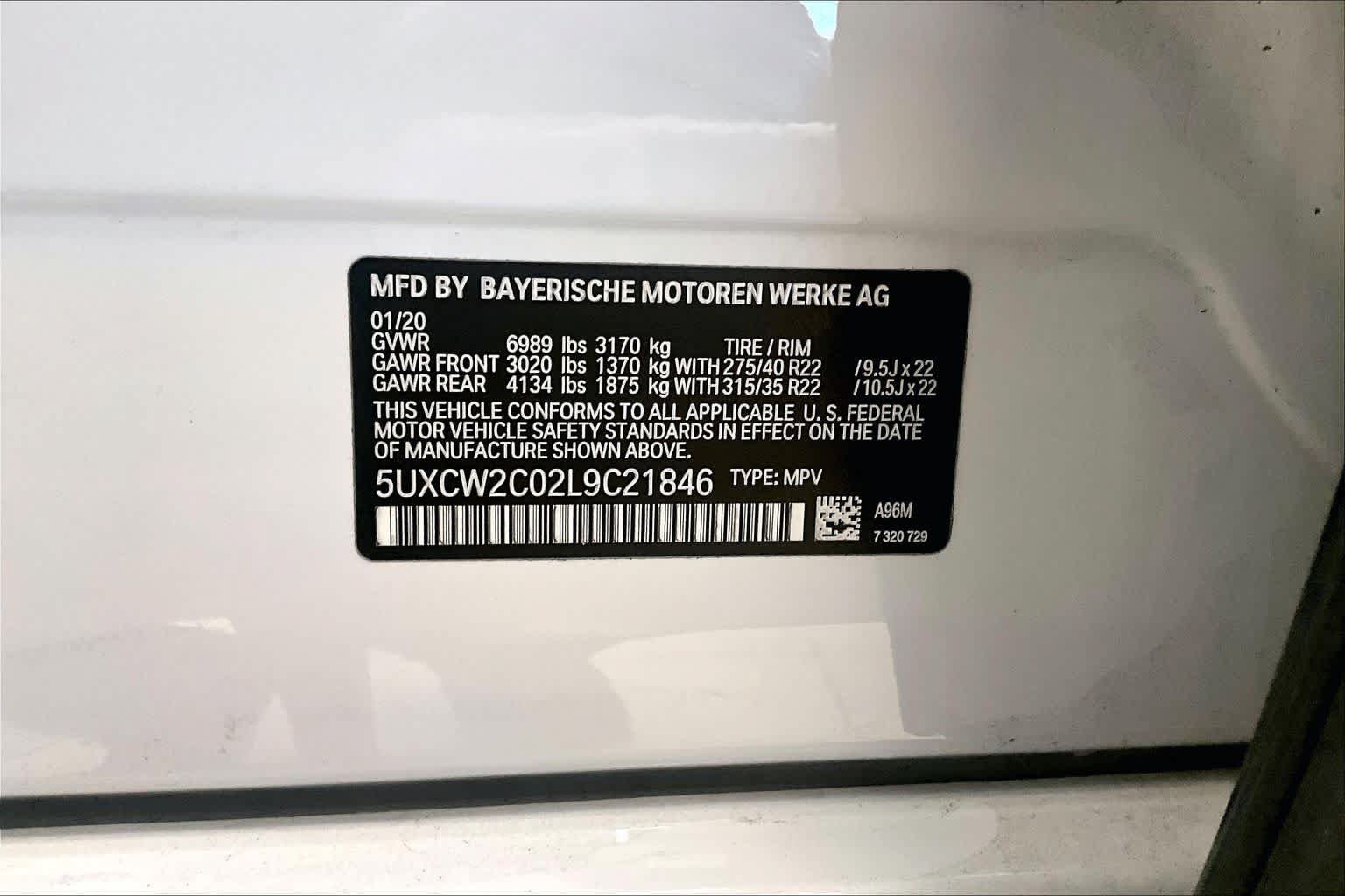 Used 2020 BMW X7 xDrive40i w/ Premium Package AWD/4WD image 30