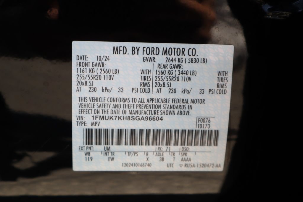 Used 2025 Ford Explorer ST-Line w/ Premium Package RWD image 37