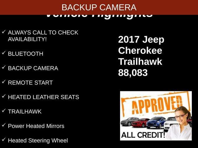 Used 2017 Jeep Cherokee Trailhawk AWD/4WD image 5