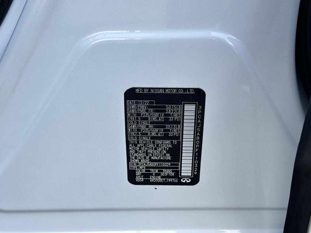 Used 2023 INFINITI QX50 Pure image 41