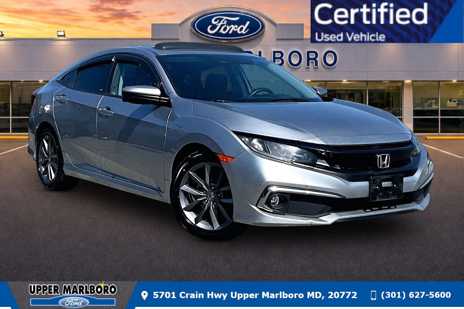Used 2020 Honda Civic EX image 1