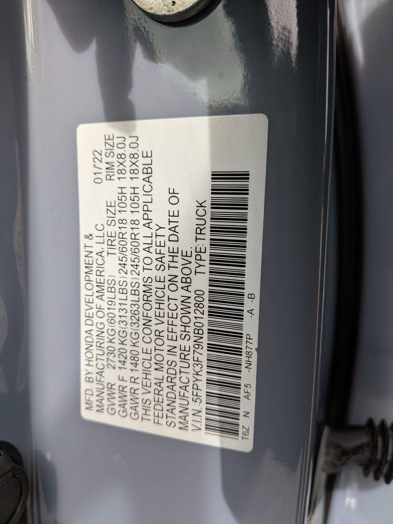 Used 2022 Honda Ridgeline RTL-E image 35