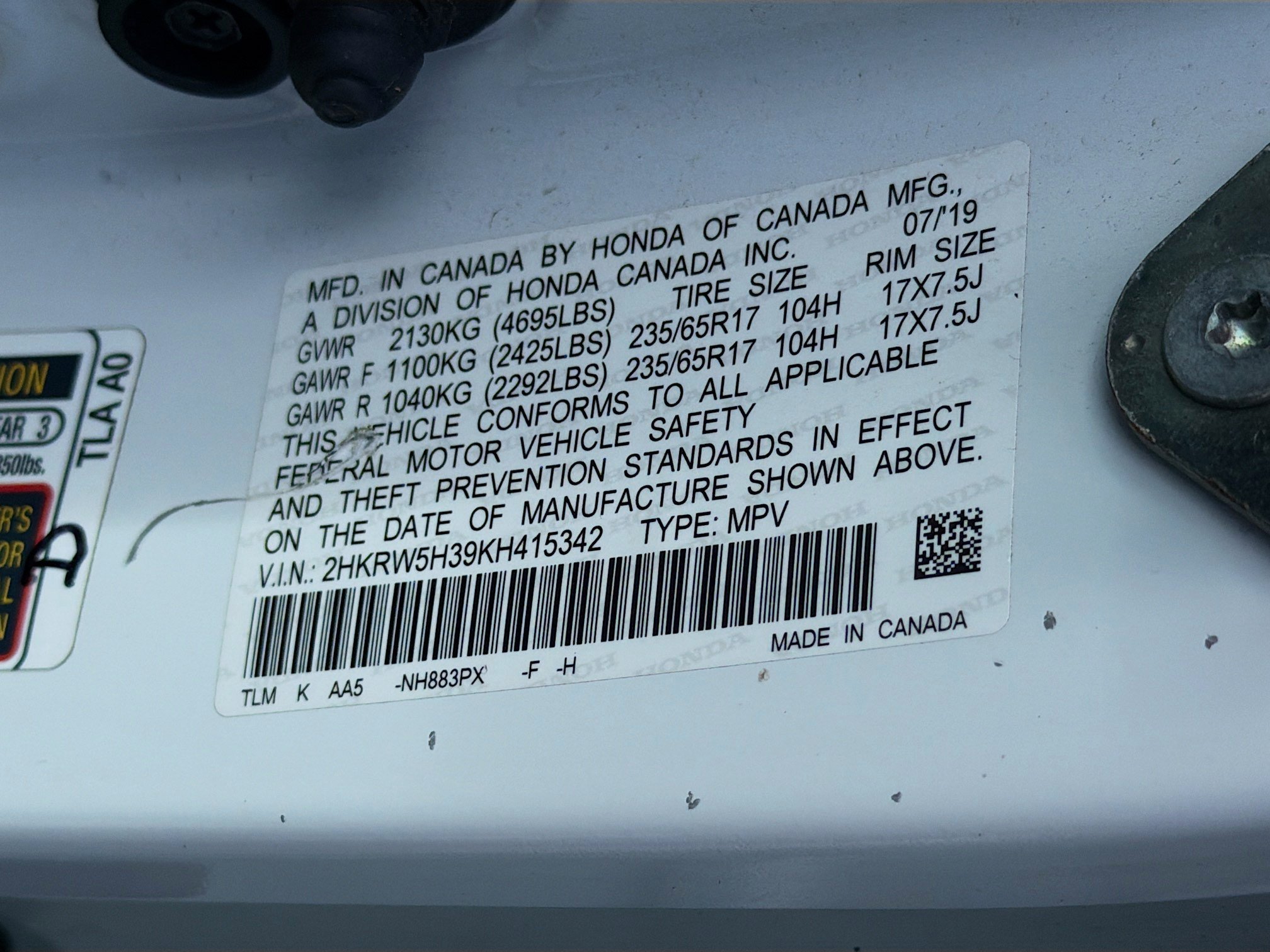 Used 2019 Honda CR-V LX image 36