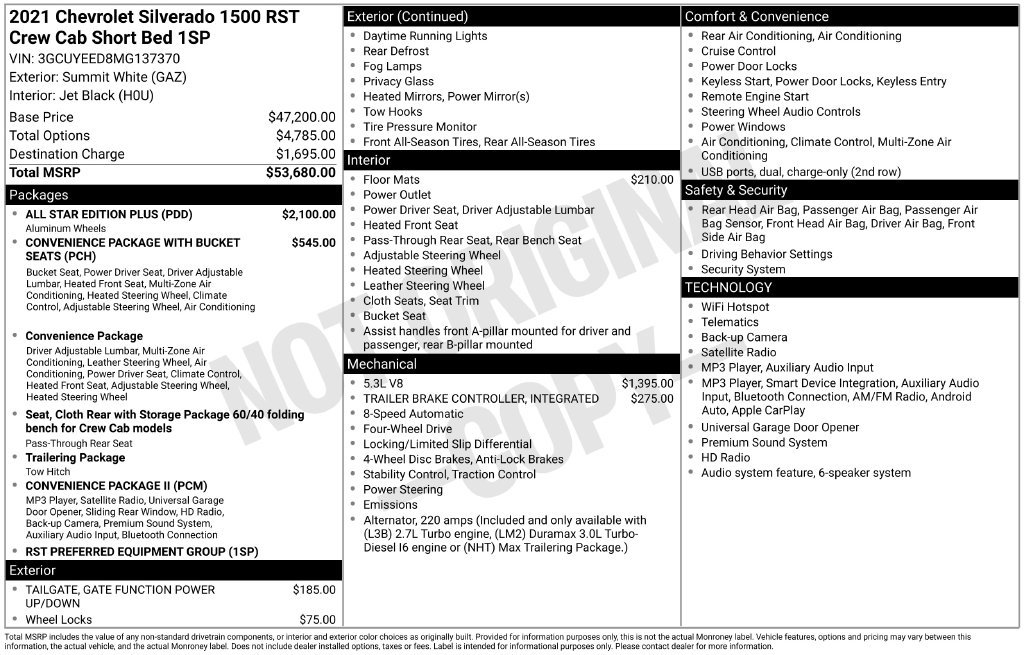 Used 2021 Chevrolet Silverado 1500 RST w/ All Star Edition Plus AWD/4WD image 30