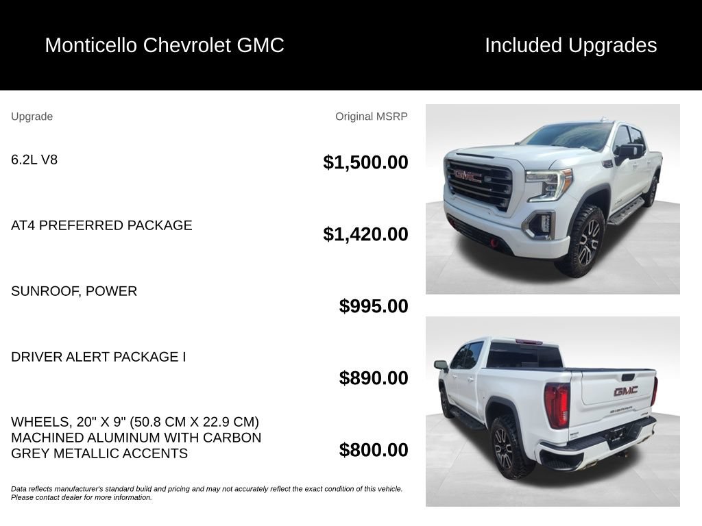 Used 2022 GMC Sierra 1500 AT4 w/ AT4 Preferred Package AWD/4WD image 5