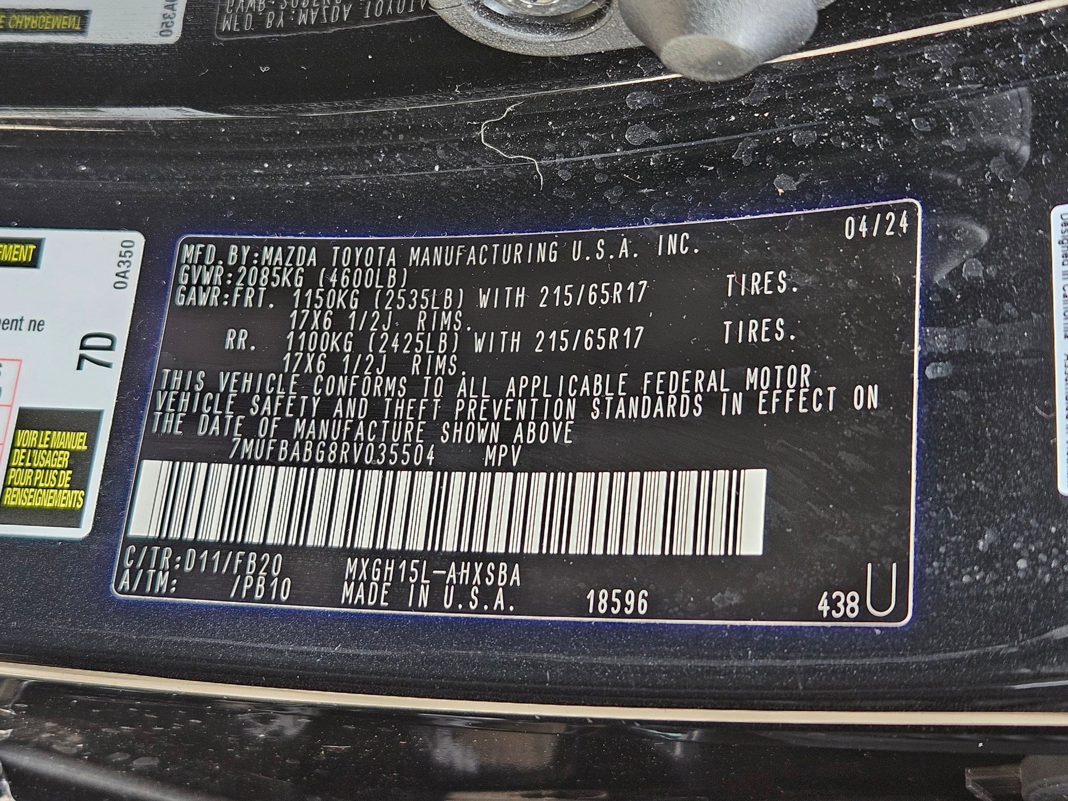Used 2024 Toyota Corolla Cross AWD Hybrid image 34