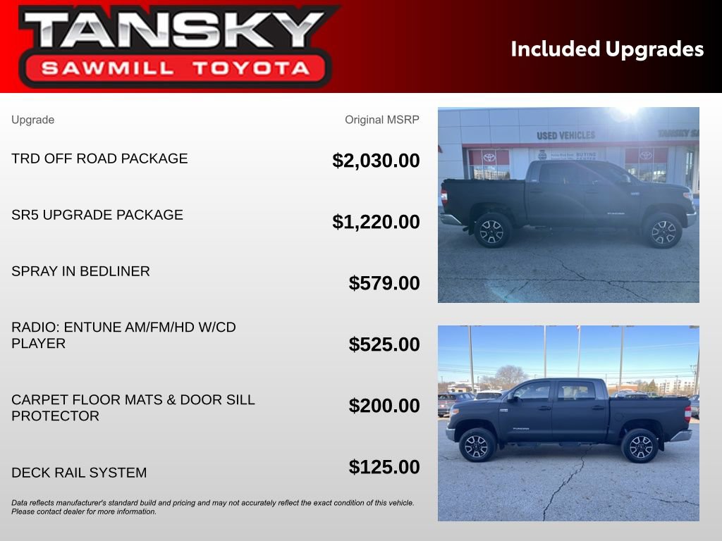 Used 2016 Toyota Tundra SR5 w/ TRD Off Road Package image 29