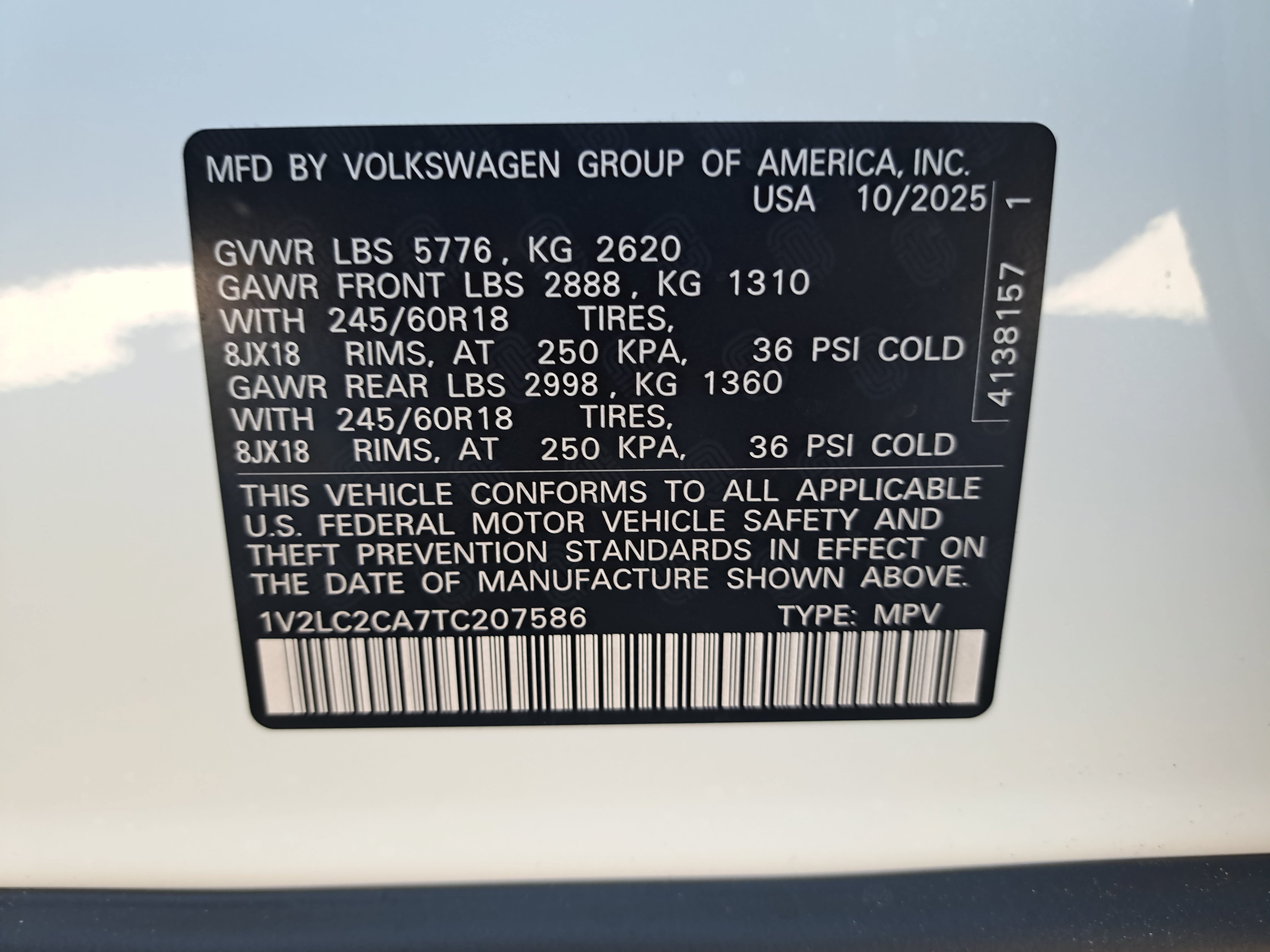 New 2026 Volkswagen Atlas Cross Sport SE AWD/4WD image 32