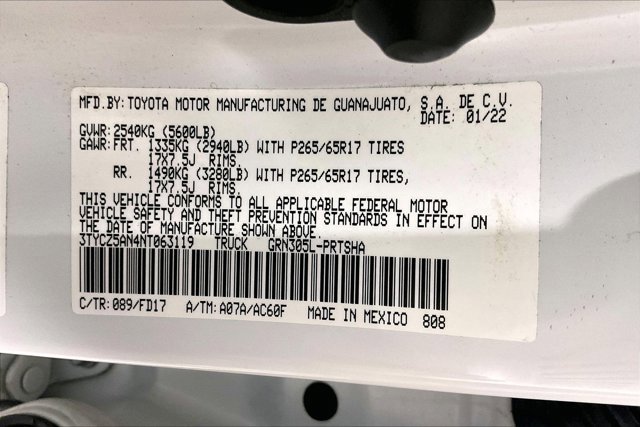 Certified 2022 Toyota Tacoma TRD Sport w/ Technology Package image 45
