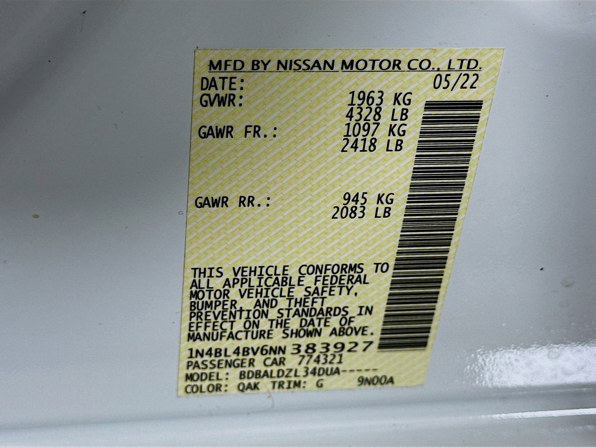 Used 2022 Nissan Altima 2.5 S image 12