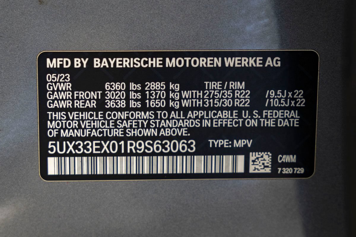 Certified 2024 BMW X6 xDrive40i w/ M Sport Professional Package AWD/4WD image 34