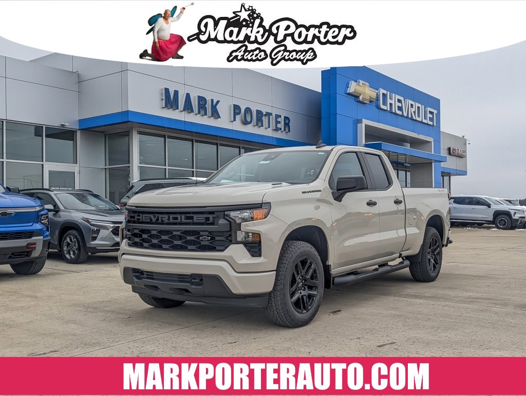 New 2026 Chevrolet Silverado 1500 Custom w/ Turbomax Blackout Package