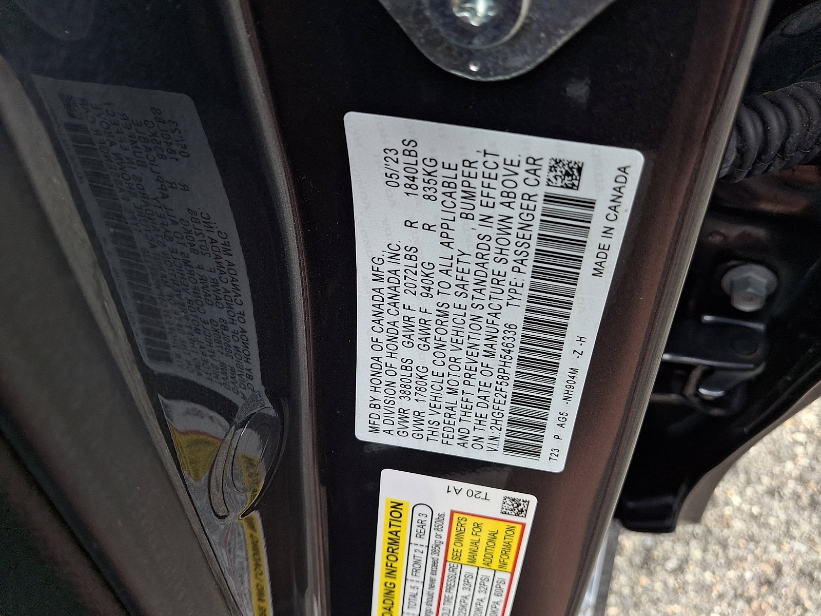 Certified 2023 Honda Civic Sport image 27