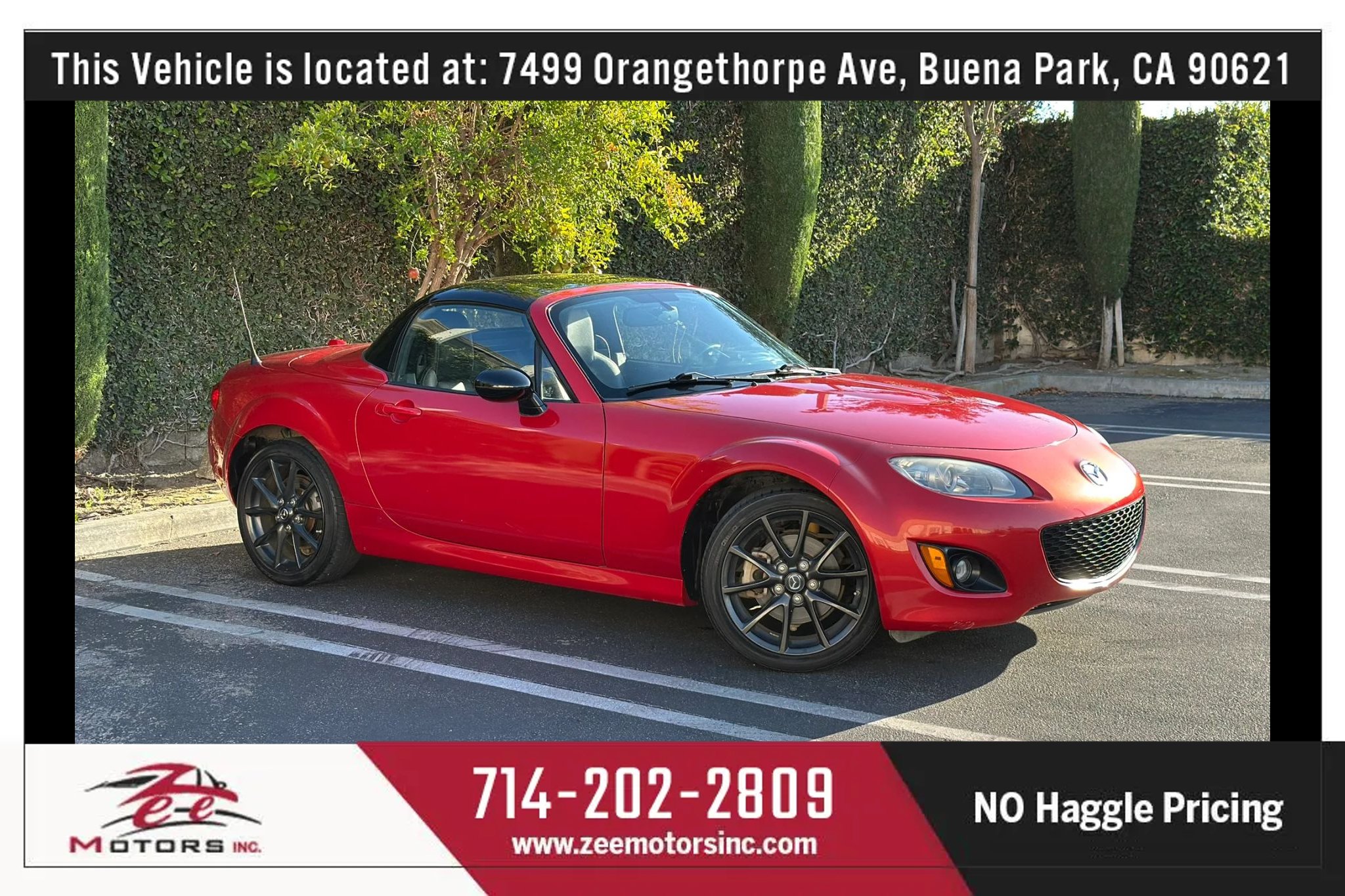 Used 2012 MAZDA MX-5 Miata Special Edition RWD image 2