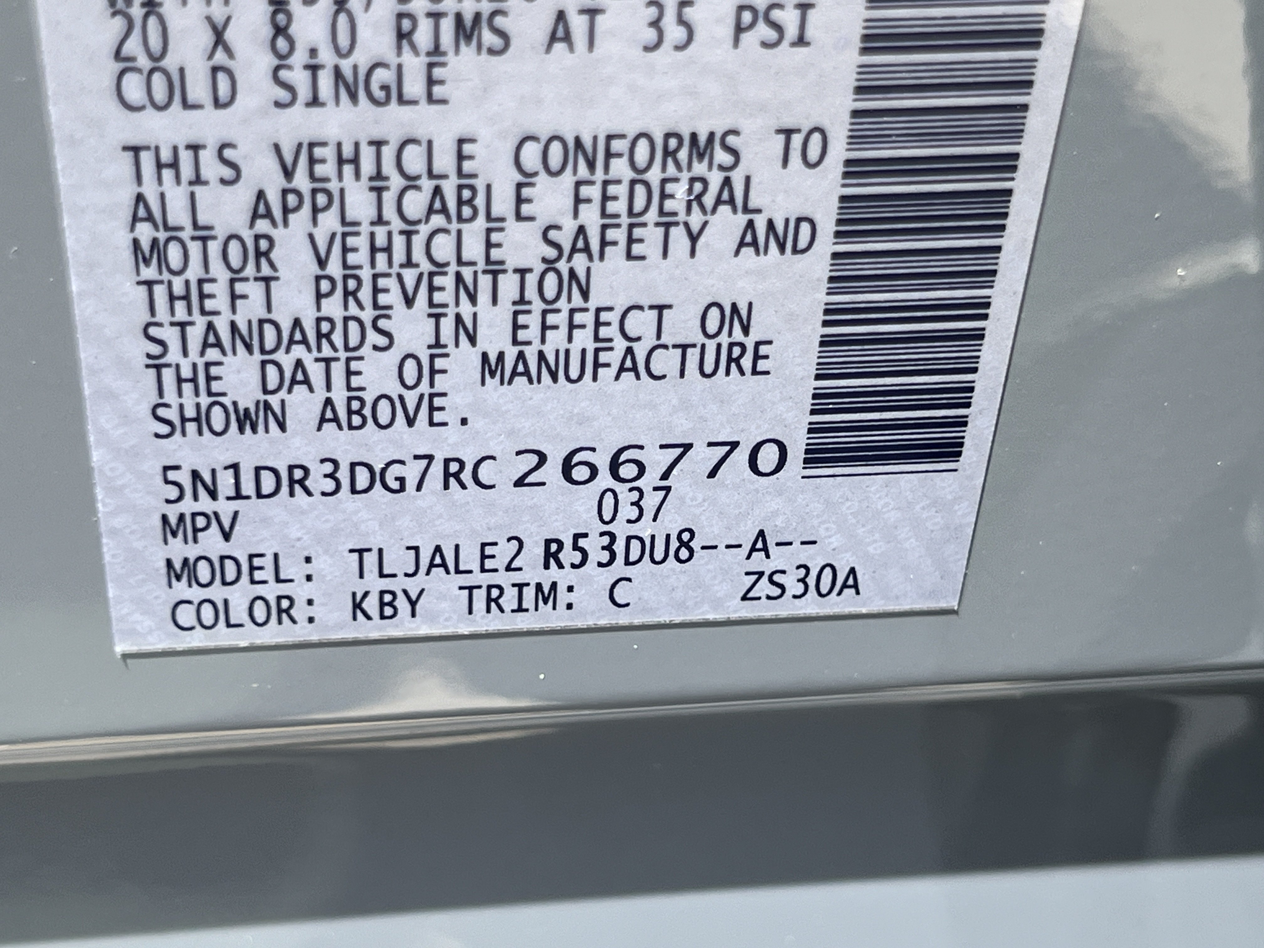 Used 2024 Nissan Pathfinder Platinum w/ Cargo Package FWD image 27
