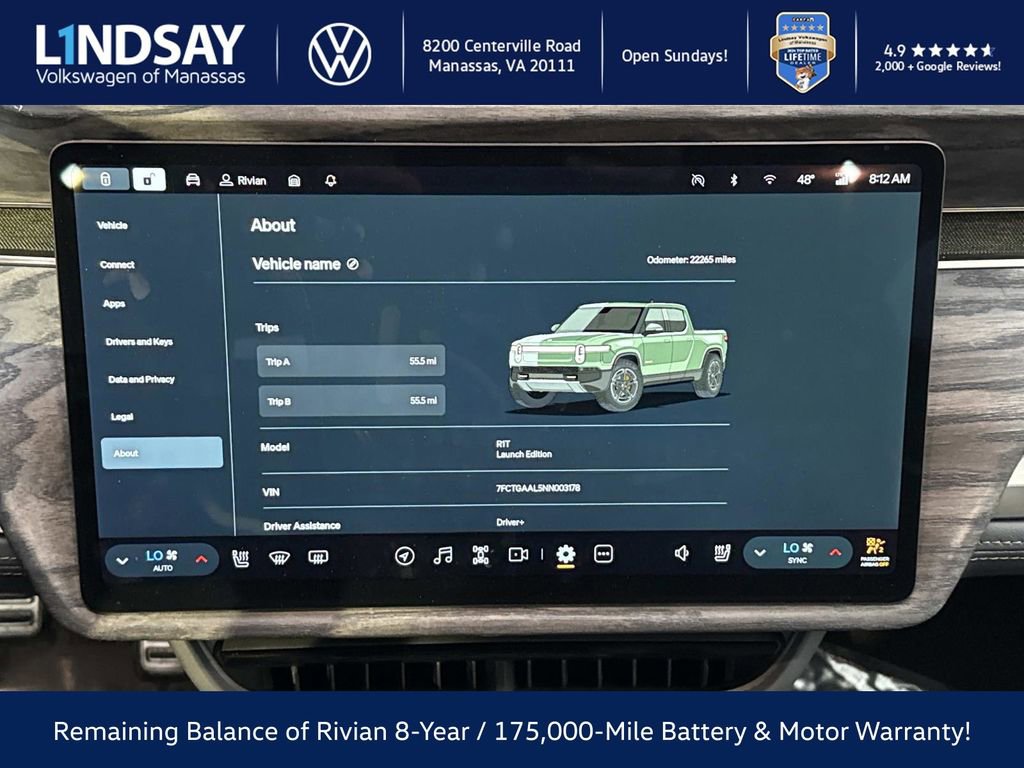 Used 2022 Rivian R1T Launch Edition image 22