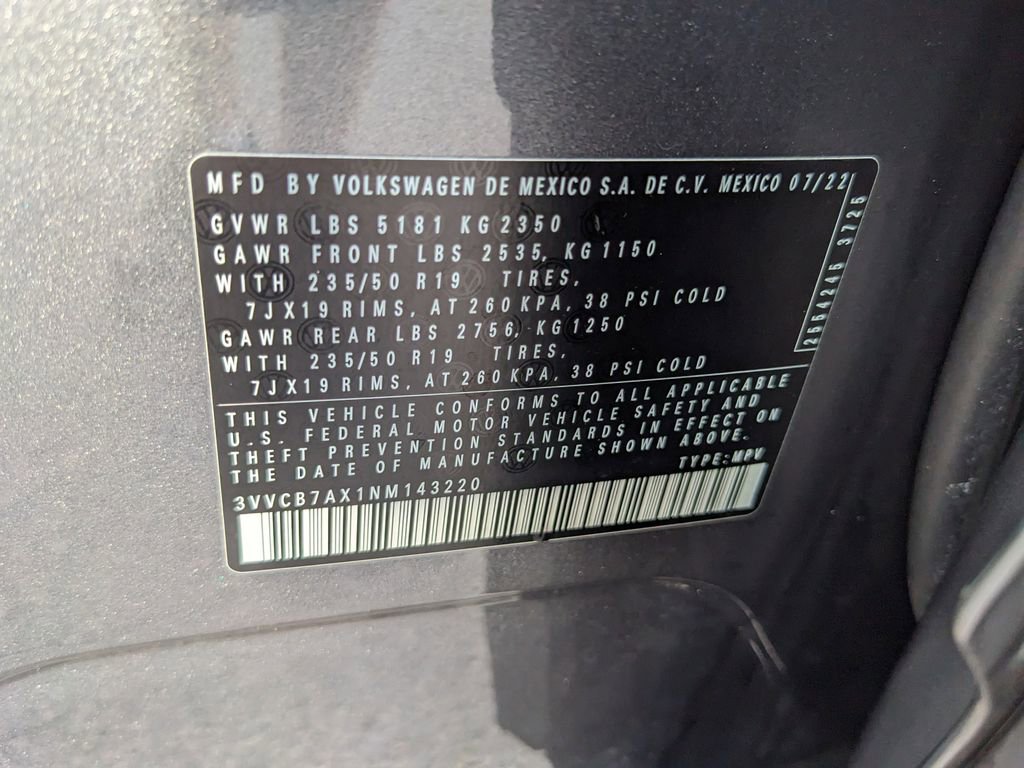 Certified 2022 Volkswagen Tiguan SE R-Line image 36