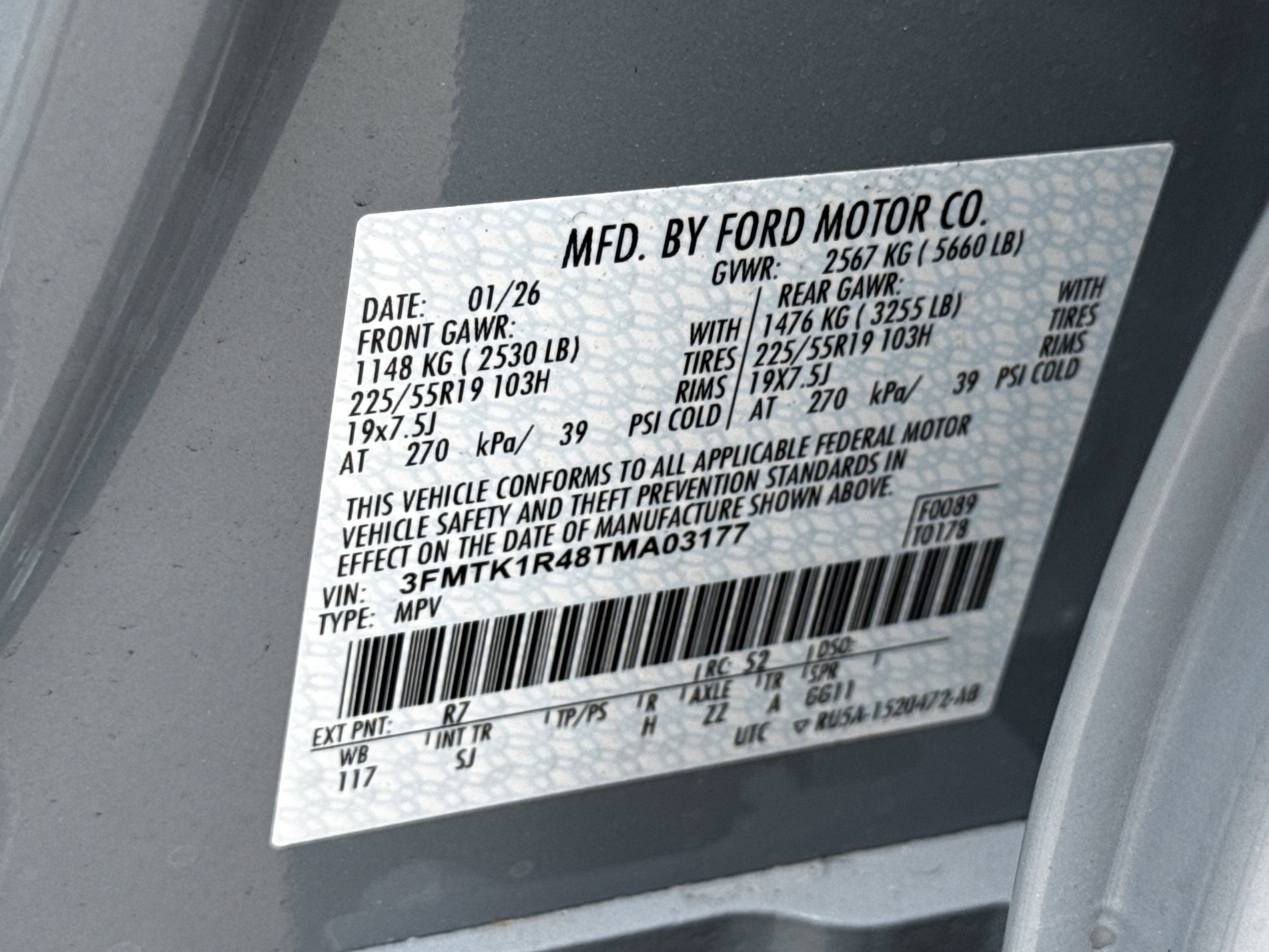 New 2026 Ford Mustang Mach-E Select w/ Comfort Package RWD image 22