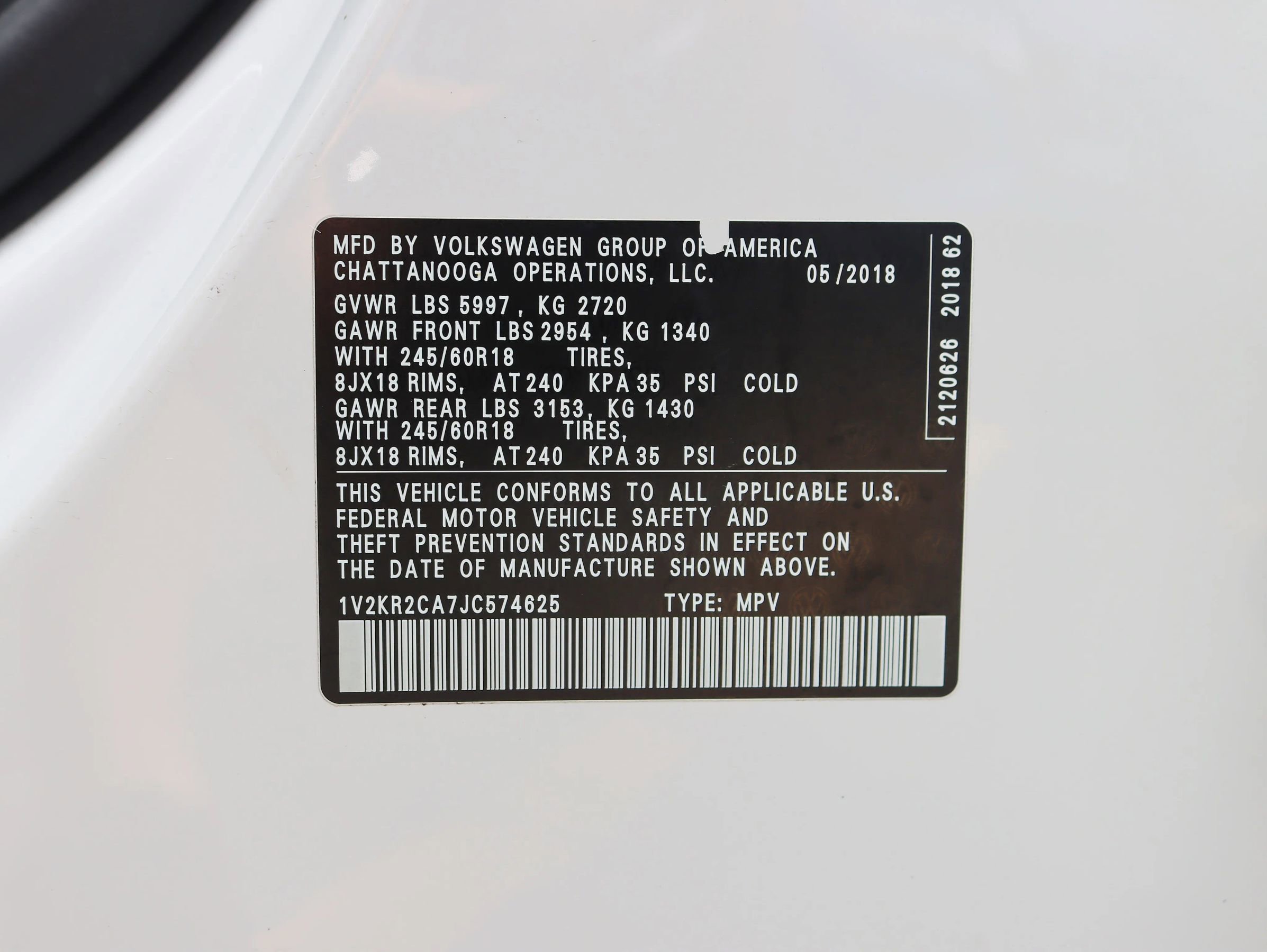 Used 2018 Volkswagen Atlas SE image 39