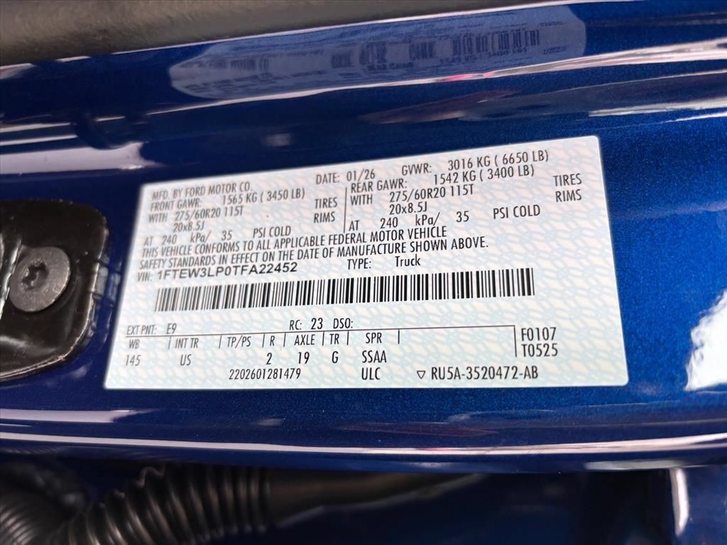 New 2026 Ford F150 XLT w/ Equipment Group 302A MID AWD/4WD image 30