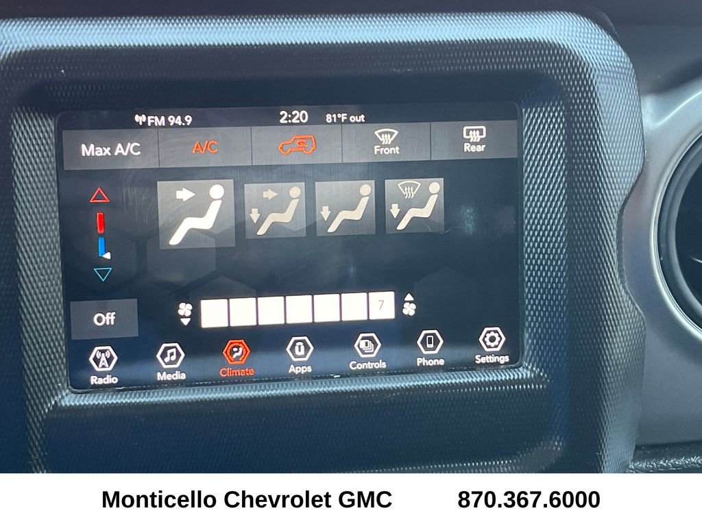 Used 2022 Jeep Wrangler Unlimited Sport AWD/4WD image 17