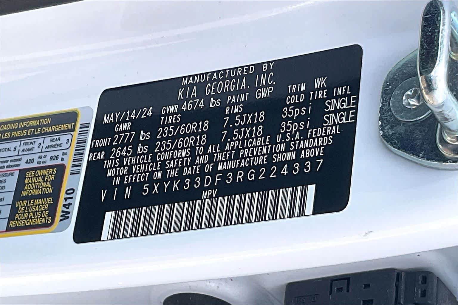 Certified 2024 Kia Sportage EX FWD image 18