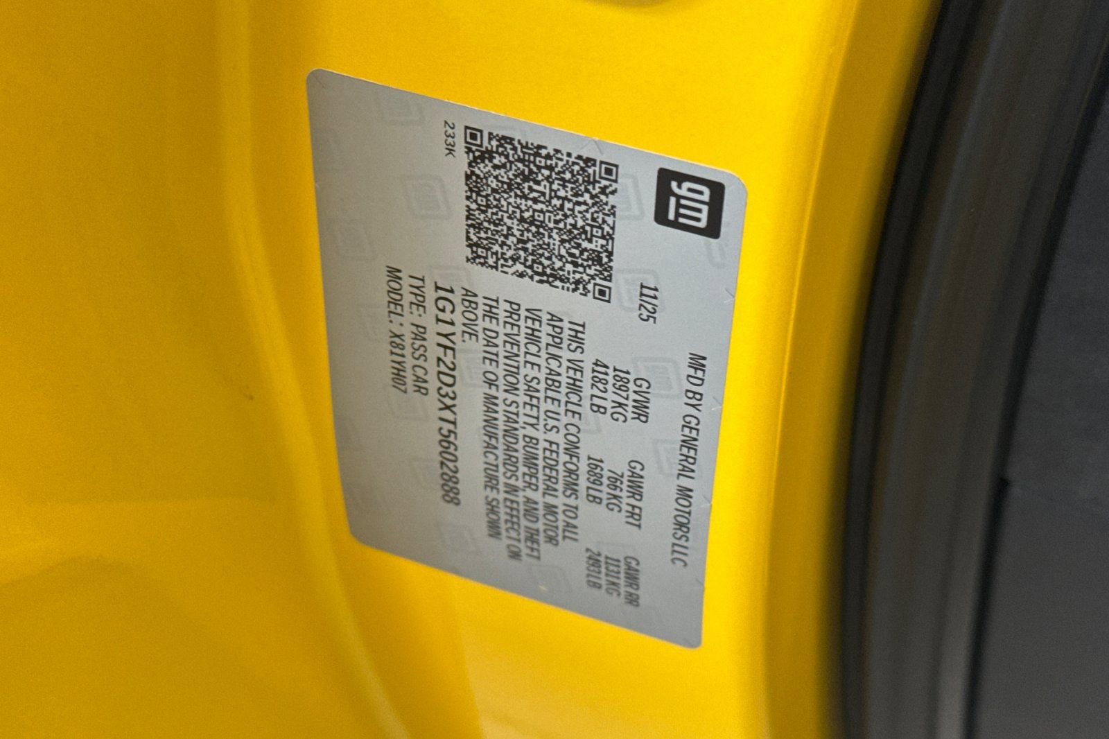 New 2026 Chevrolet Corvette Z06 w/ Z07 Performance Package image 25