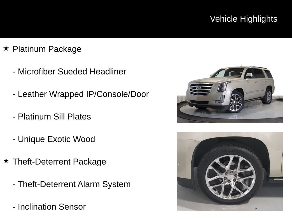 Used 2017 Cadillac Escalade Platinum AWD/4WD image 25