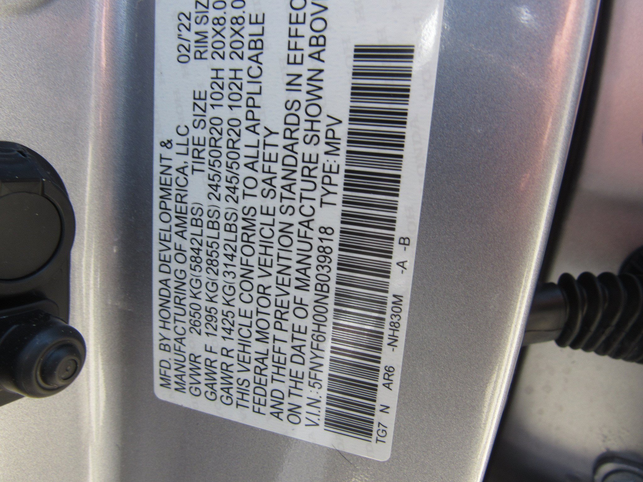 Certified 2022 Honda Pilot Elite image 32