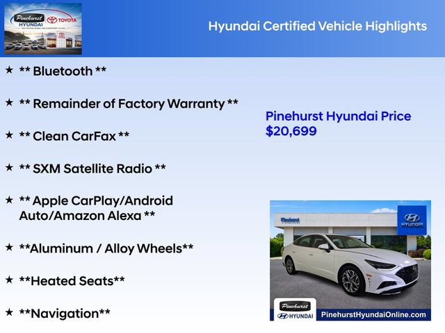 Certified 2023 Hyundai Sonata SEL FWD image 19